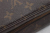 Auth Louis Vuitton Monogram Trousse Toilette 23 Clutch Hand Bag M47524 LV 1658I