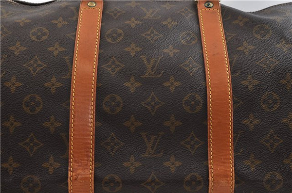 Authentic Louis Vuitton Monogram Keepall 55 Boston Bag M41424 LV 1659D