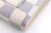 Authentic Louis Vuitton Damier Azur Ceinture Pochette Solo M9835 Waist Bag 1659E