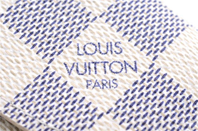 Authentic Louis Vuitton Damier Azur Ceinture Pochette Solo M9835 Waist Bag 1659E