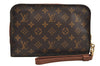 Authentic Louis Vuitton Monogram Orsay Clutch Hand Bag Purse M51790 LV 1659I