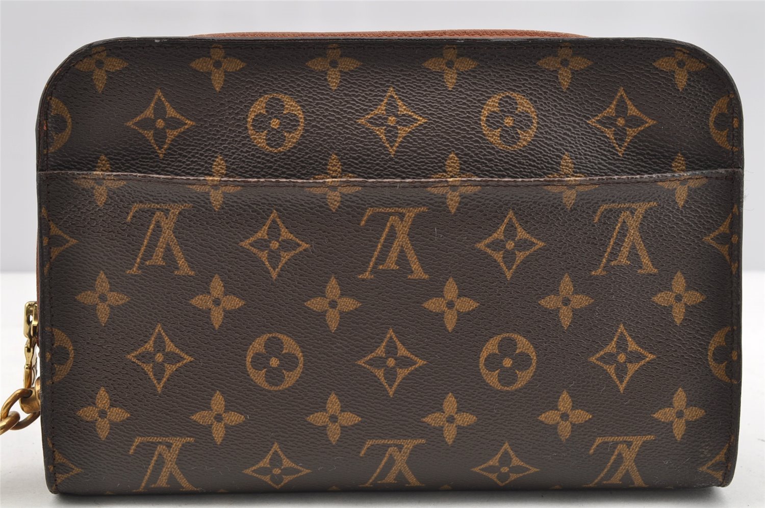 Authentic Louis Vuitton Monogram Orsay Clutch Hand Bag Purse M51790 LV 1659I