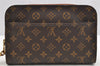 Authentic Louis Vuitton Monogram Orsay Clutch Hand Bag Purse M51790 LV 1659I
