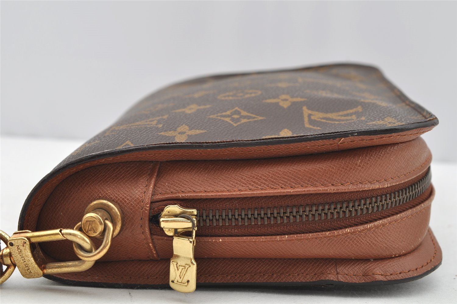 Authentic Louis Vuitton Monogram Orsay Clutch Hand Bag Purse M51790 LV 1659I