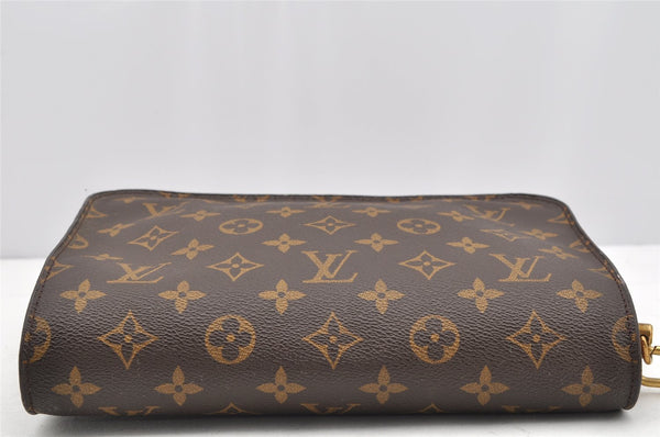 Authentic Louis Vuitton Monogram Orsay Clutch Hand Bag Purse M51790 LV 1659I