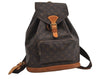 Authentic Louis Vuitton Monogram Montsouris GM Backpack M51135 LV 1660I