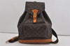 Authentic Louis Vuitton Monogram Montsouris GM Backpack M51135 LV 1660I