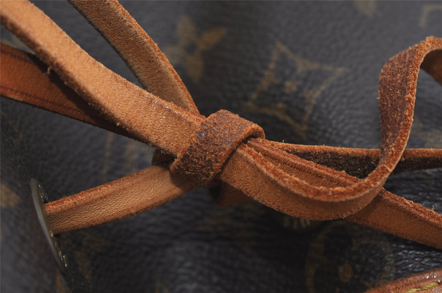 Authentic Louis Vuitton Monogram Montsouris GM Backpack M51135 LV 1660I