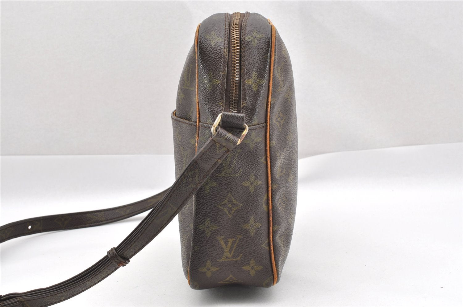 Auth Louis Vuitton Monogram Petit Marceau Shoulder Cross Bag Old Model LV 1661I