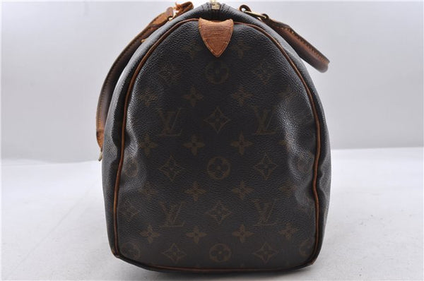 Authentic Louis Vuitton Monogram Speedy 35 Hand Bag M41524 LV 1662D