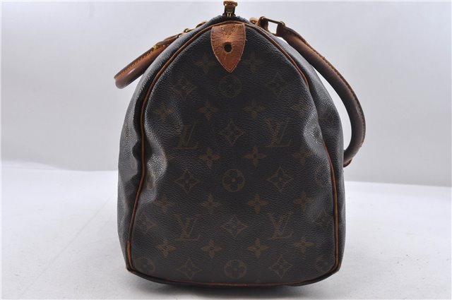 Authentic Louis Vuitton Monogram Speedy 35 Hand Bag M41524 LV 1662D