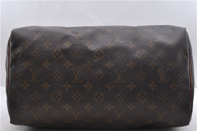 Authentic Louis Vuitton Monogram Speedy 35 Hand Bag M41524 LV 1662D