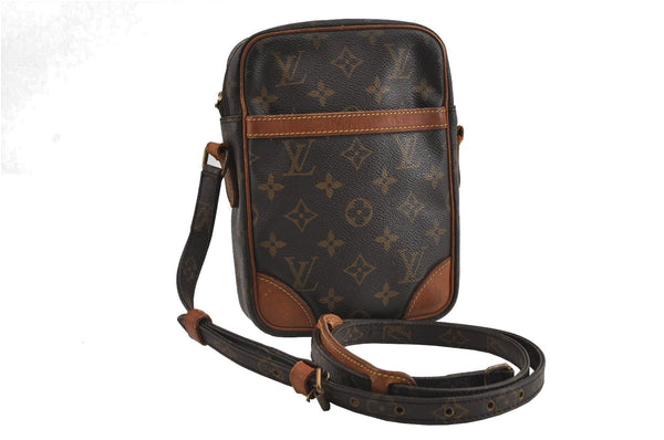 Authentic Louis Vuitton Monogram Danube Shoulder Cross Bag M45266 Junk 1662I