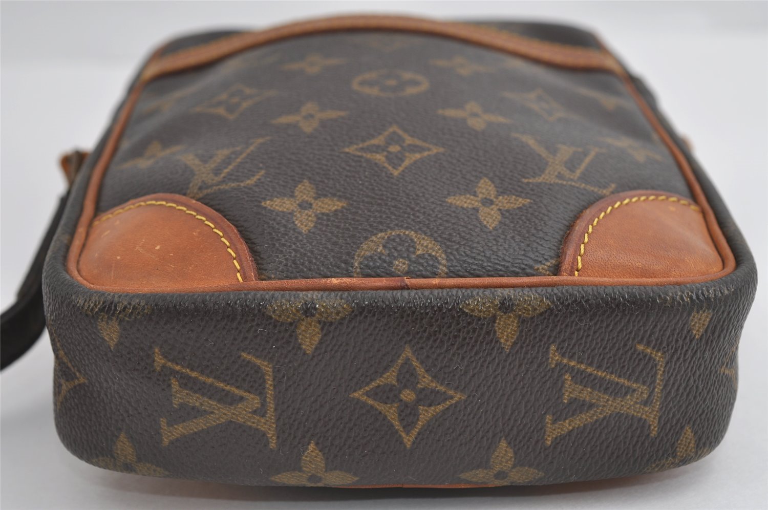 Authentic Louis Vuitton Monogram Danube Shoulder Cross Bag M45266 Junk 1662I