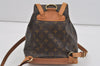 Authentic Louis Vuitton Monogram Montsouris MM Backpack M51136 LV 1663I