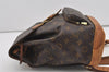 Authentic Louis Vuitton Monogram Montsouris MM Backpack M51136 LV 1663I