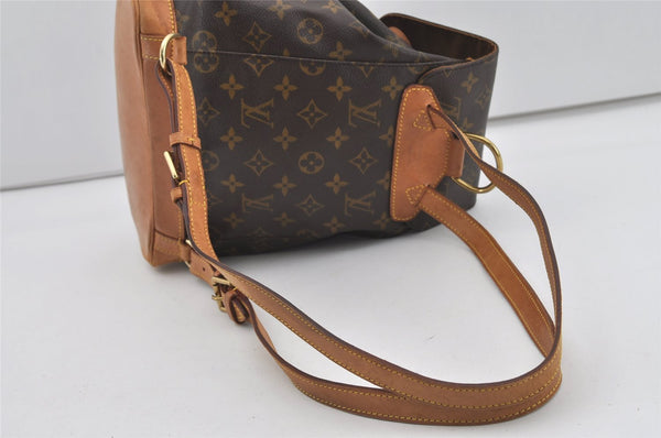 Authentic Louis Vuitton Monogram Montsouris MM Backpack M51136 LV 1663I
