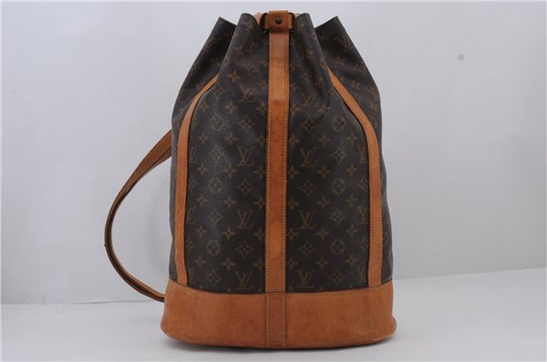 Authentic Louis Vuitton Monogram Randonnee GM Shoulder Bag M42244 LV 1664D