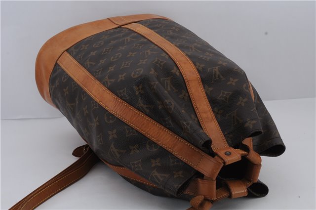 Authentic Louis Vuitton Monogram Randonnee GM Shoulder Bag M42244 LV 1664D