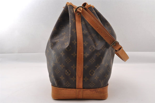 Authentic Louis Vuitton Monogram Noe Shoulder Drawstring Bag M42224 LV 1664I