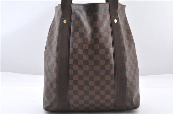 Authentic Louis Vuitton Damier Cabas Beaubourg Shoulder Tote Bag N52006 LV 1665F