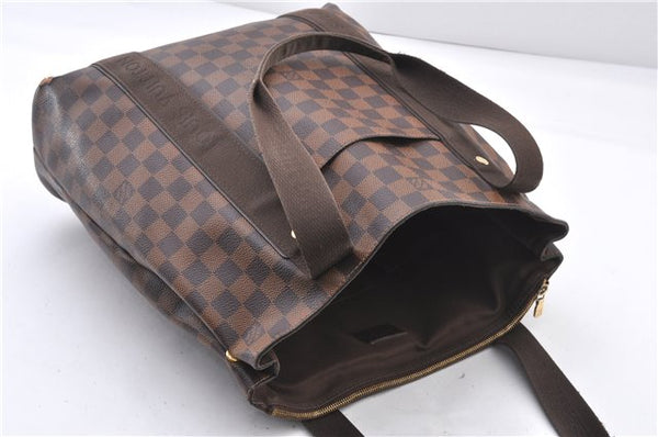 Authentic Louis Vuitton Damier Cabas Beaubourg Shoulder Tote Bag N52006 LV 1665F