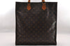 Authentic Louis Vuitton Monogram Sac Plat Hand Tote Bag M51140 LV Junk 1665I