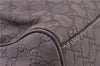 Authentic GUCCI Guccissima Sukey Tote Bag GG Leather 211944 Purple 1666F