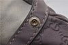 Authentic GUCCI Guccissima Sukey Tote Bag GG Leather 211944 Purple 1666F