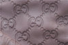 Authentic GUCCI Guccissima Sukey Tote Bag GG Leather 211944 Purple 1666F