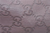Authentic GUCCI Guccissima Sukey Tote Bag GG Leather 211944 Purple 1666F