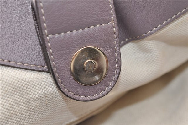 Authentic GUCCI Guccissima Sukey Tote Bag GG Leather 211944 Purple 1666F