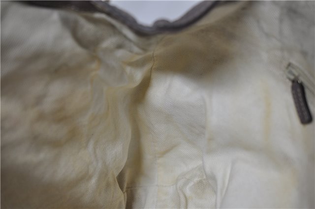 Authentic GUCCI Guccissima Sukey Tote Bag GG Leather 211944 Purple 1666F