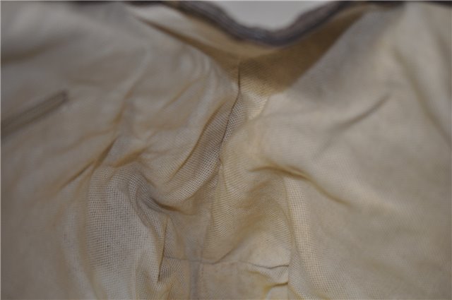 Authentic GUCCI Guccissima Sukey Tote Bag GG Leather 211944 Purple 1666F