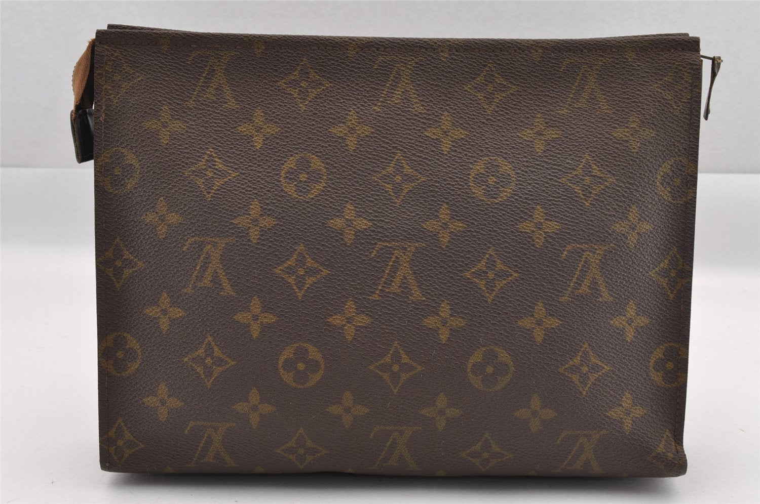 Auth Louis Vuitton Monogram Poche Toilette 26 Cosmetics Pouch Old Model LV 1666I
