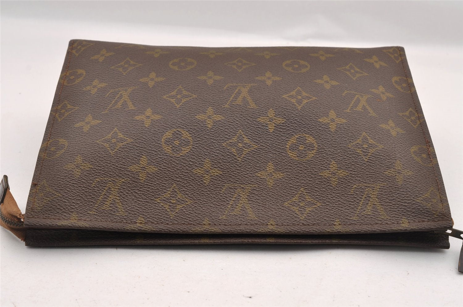 Auth Louis Vuitton Monogram Poche Toilette 26 Cosmetics Pouch Old Model LV 1666I