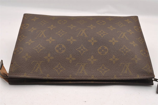 Auth Louis Vuitton Monogram Poche Toilette 26 Cosmetics Pouch Old Model LV 1666I