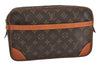 Authentic Louis Vuitton Monogram Compiegne 28 Clutch Hand Bag M51845 LV 1667I