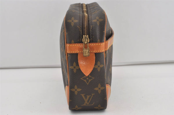 Authentic Louis Vuitton Monogram Compiegne 28 Clutch Hand Bag M51845 LV 1667I