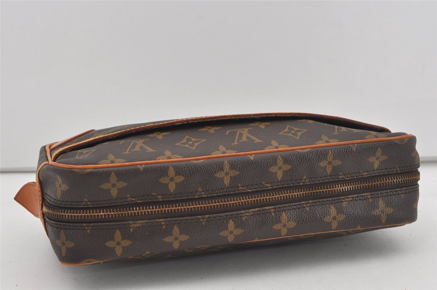 Authentic Louis Vuitton Monogram Compiegne 28 Clutch Hand Bag M51845 LV 1667I