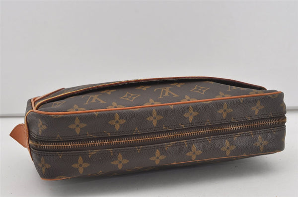Authentic Louis Vuitton Monogram Compiegne 28 Clutch Hand Bag M51845 LV 1667I