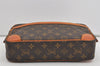 Authentic Louis Vuitton Monogram Compiegne 28 Clutch Hand Bag M51845 LV 1667I