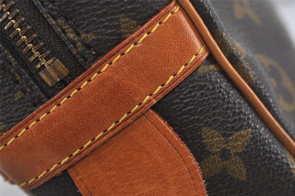 Authentic Louis Vuitton Monogram Compiegne 28 Clutch Hand Bag M51845 LV 1667I