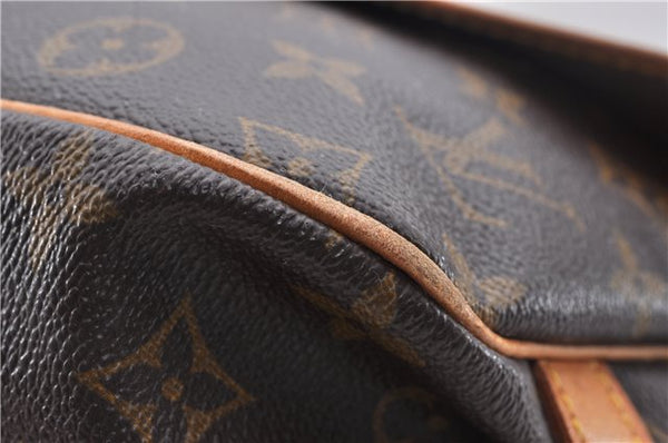 Auth Louis Vuitton Monogram Saumur 30 Shoulder Cross Body Bag M42256 LV 1668D