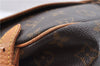 Auth Louis Vuitton Monogram Saumur 30 Shoulder Cross Body Bag M42256 LV 1668D