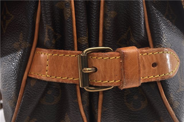 Auth Louis Vuitton Monogram Saumur 30 Shoulder Cross Body Bag M42256 LV 1668D