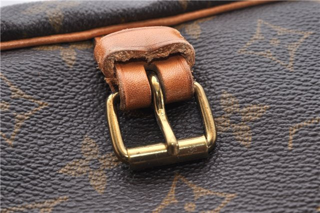 Auth Louis Vuitton Monogram Saumur 30 Shoulder Cross Body Bag M42256 LV 1668D