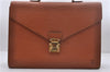 Auth Louis Vuitton Epi Serviette Ambassadeur Brown Briefcase M54418 LV 1669D