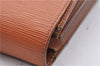 Auth Louis Vuitton Epi Serviette Ambassadeur Brown Briefcase M54418 LV 1669D