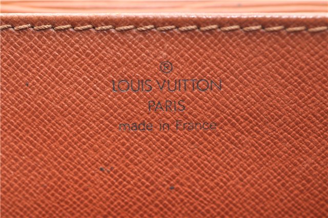 Auth Louis Vuitton Epi Serviette Ambassadeur Brown Briefcase M54418 LV 1669D